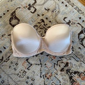 Le Mystere Nude Strapless Bra 32G